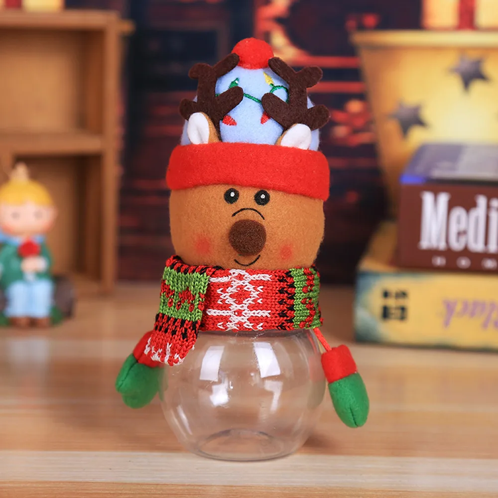Child Kids Christmas Gift Bags Candy Jar Storage Bottle Santa Bag Sweet And Boxes New Year 2020#25 | Дом и сад