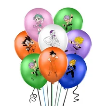 Dragon Ball dekoracja z motywem zestaw balonów urodziny dla dzieci Dragon Ball balon aluminiowy połączenie zaopatrzenie firm tanie tanio Bandai CN (pochodzenie) balloon Round shape latex