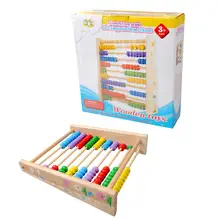 Jouet boulier en bois avec 10 rangées de 100 perles, cadres de comptage éducatifs en bois, jouet classique pour l'apprentissage des nombres en maternelle, Addi 