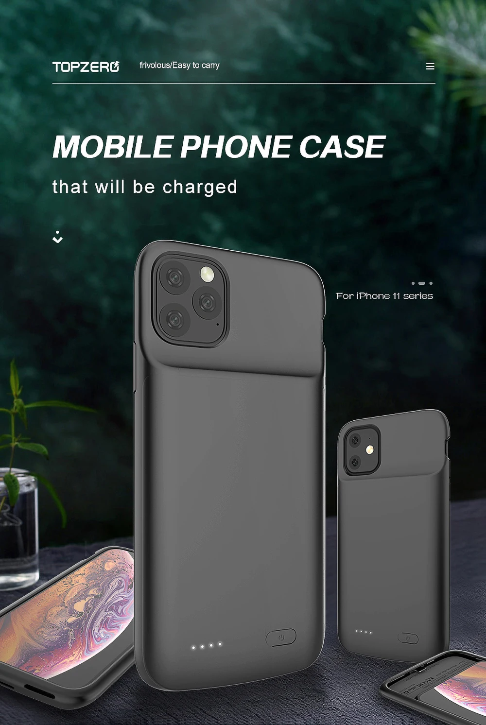 Чехол для аккумулятора из ТПУ для iPhone 11 Pro Max power Bank чехол для зарядного устройства для iPhone X XS XR 6 6S 7 8 Plus 5 5S SE