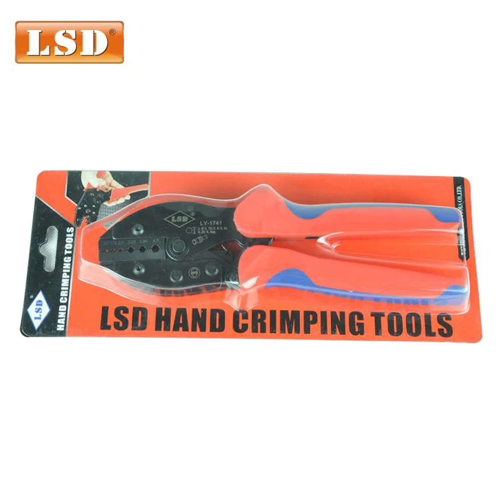Tanie RG316 narzędzie do zaciskania LY 1741fiber kabel światłowodowy zaciskane szczypce 1 1. 72 2 3.25 3.84 4.5mm koncentryczne narzędzie do zaciskania z grzechotką narzędzie do zaciskania