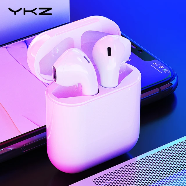 US $9.99 YKZ TWS Wireless Bluetooth 5.0 Earphone Handsfree Touch control Earphones With Mic for iOS & Androi