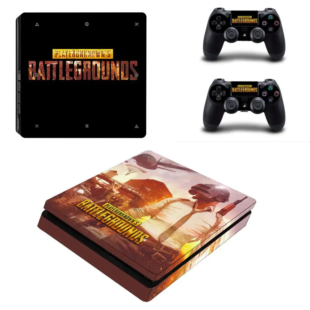 Наклейки PUBG для PS4 Slim, PS 4 Play станция 4 тонкие виниловые наклейки для кожи Pegatinas для playstation 4 тонкая консоль и контроллер