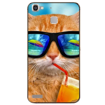 Для huawei GR3 TAG-L21 TAG-L01 TAG-L03 TAG-L13 чехол 5,0 роскошный защитный кожаный чехол-накладка на заднюю панель с узором «чехол из термопластичного полиуретана для huawei G8 электронное отслеживание товаров, мини-съемник для бирок с L21 на заднюю панель для телефона, коксовое покрытие - Цвет: w14