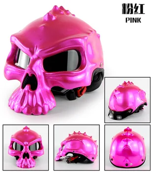 

Retro moto capacete casco For Soman CG489 casque de moto Helmets Motorcycle Half Face DOT Approved Skull motorbike Helmet
