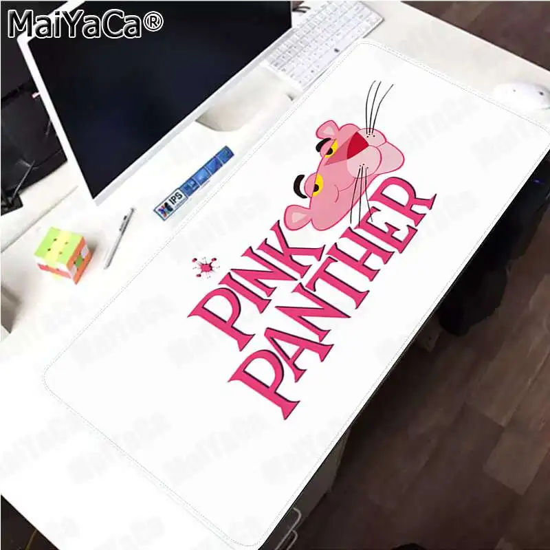 MaiYaCa винтажный классный розовый пантера офисные мыши геймер мягкий коврик для мыши большой коврик для мыши клавиатуры коврик