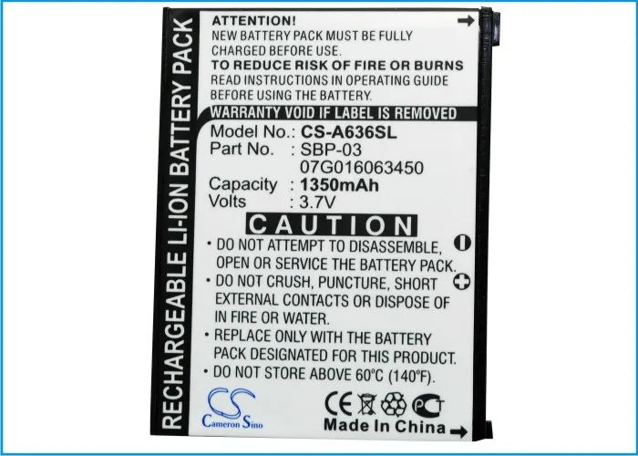 CameronSino for ASUS Mypal A630 A632 A632N A635 A636 A636N A639 SBP-03 battery | Электроника