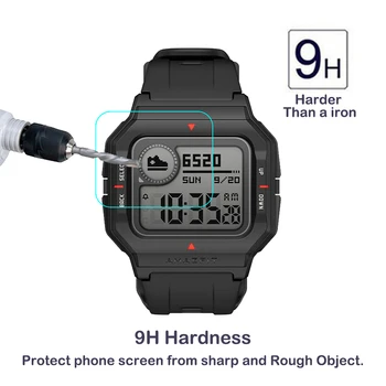 

2PCS 9H Anti-Scratch Glass For Huami AMAZFIT Neo Smart Watch Screen Protector Film For AMAZFIT Neo 2.5D HD Clear Tempered Glass