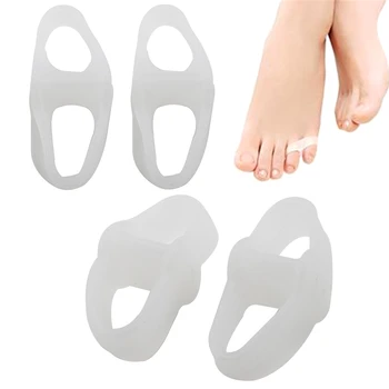 

Silicone Thumb Valgus 2 Holes Insole Foot Care Tool for Daily Use Corrector Guard Thumb Separator Pain Relief Feet Care Tool