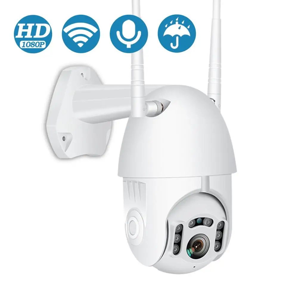 Уличная Водонепроницаемая PTZ камера BESDER H.265 1080P скоростная купольная ONVIF Wi Fi
