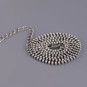 

S925 Silver Lobster Clasp Retro Technology To Extend The Chain Pendant Female Fashion Models Oblate Pearl Necklace