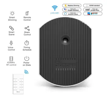 

New Sonoff WiFi Dimmer Switch Smart Light D1 Switch 110V 220V 433MHz Dimming Compatible with Amazon Alexa Google Home Dimmable