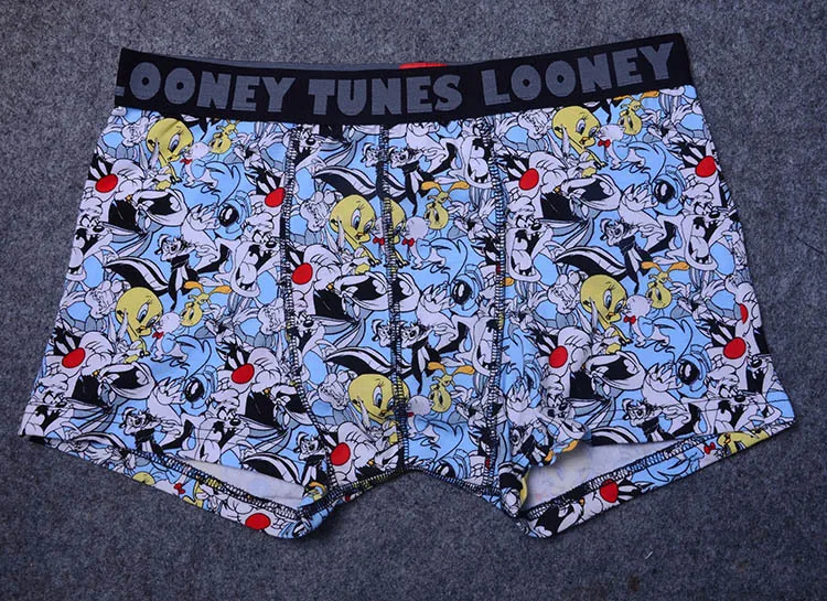

Cartoon duck Official Website Male Underpants Full Cotton Cui Di / Tweety Tweetybird. Cartoon Printing Straight Angle