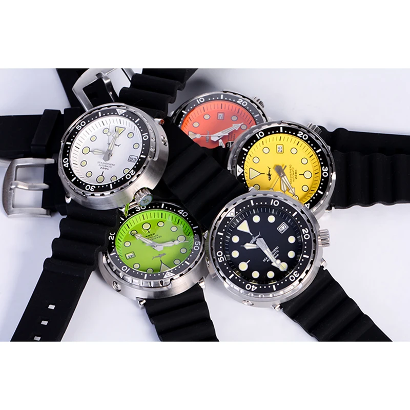 New Automatic Diving Watch Tuna SBBN015 Mechanical Sports 200M Waterproof Luminous Bezel Fashion Men's Watches for Male