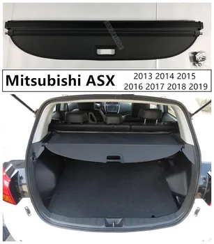 

Rear Trunk Security Shield Cargo Cover For Mitsubishi ASX 2013 2014 2015 2016 2017 2018 2019 High Qualit Black Beige Accessories