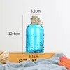 Creative Simple Glass Vase For Flowers Carved Vase Desktop Home Decoration Accessories Flower Decoration 5