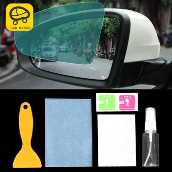 

CARMANGO for VW Volkswagen Lavida 2018 2019 Car Anti Fog Rearview Mirror Film Rainproof Clear Sticker Protective Waterproof Film