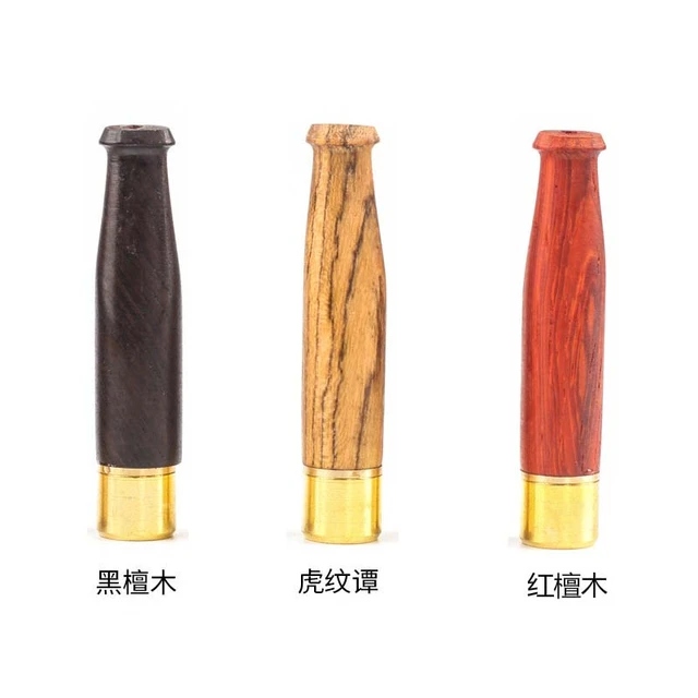 1pc Tobacco Smoking Pipe Double Filter Cigarette Holder Mouthpiece