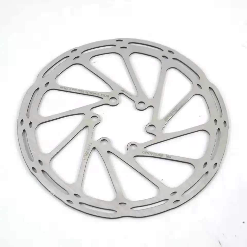 180mmx2pcs 2 шт. MTB дорожный велосипед складной ротор дискового тормоза 160 мм/180 мм 6 отверстий дисковые тормозные роторы 12 блоков Bb5/bb7 - Цвет: 180mmx2pcs