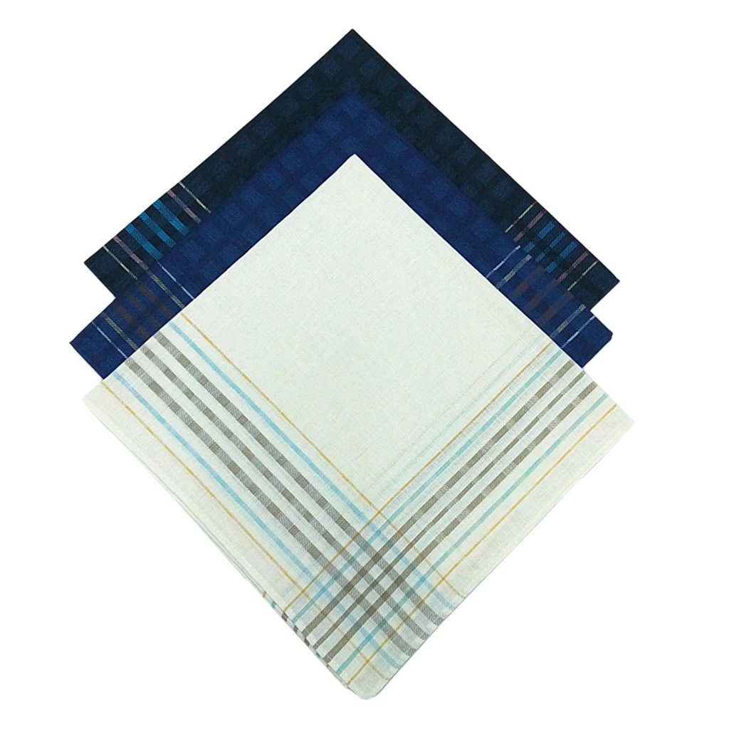 3pk Men's Nice Gift New  Buxton Men's Pattern Handkerchiefs 