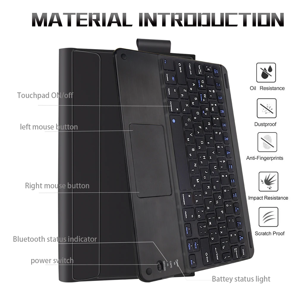 Беспроводная Русская клавиатура для samsung Galaxy Tab S6 10 5 в 2019 SM 860/T865 планшет Корейская
