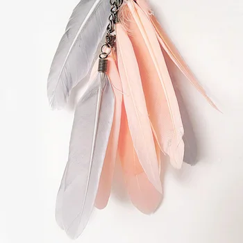 

38CM Car Ornament Feather Pedant Decoration Hanging Handicraft Durable