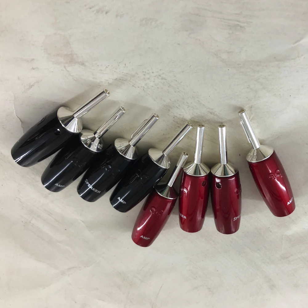 

1000 Series silver Banana or spade DIY speaker plug (Silver)