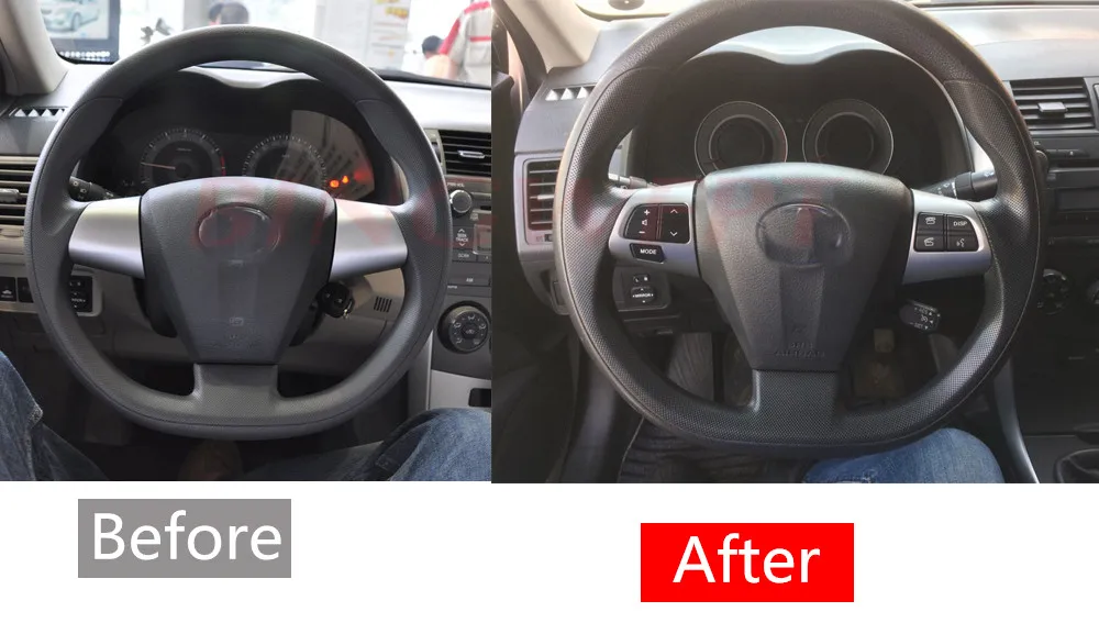 Premier Quality Steering Wheel Switches Buttons For Toyota Corolla / Wish / Alti