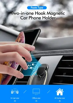 

Two-in-one Magnetic Phone Holder Three-in-one Car Back Seat Bedside Wardrobe Hook For Iphone 8 Plus X XR MAX Samsung Xiaomi