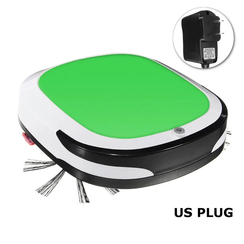 США Plug Usb Перезаряжаемый Электрический беспроводной робот-пылесос автоматический робот пылесос Швабра для дома пол