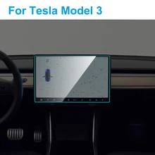 1" автомобильный gps навигационный экран протектор для Tesla модель 3 внутренний центр управления сенсорный экран защитная пленка авто аксессуары