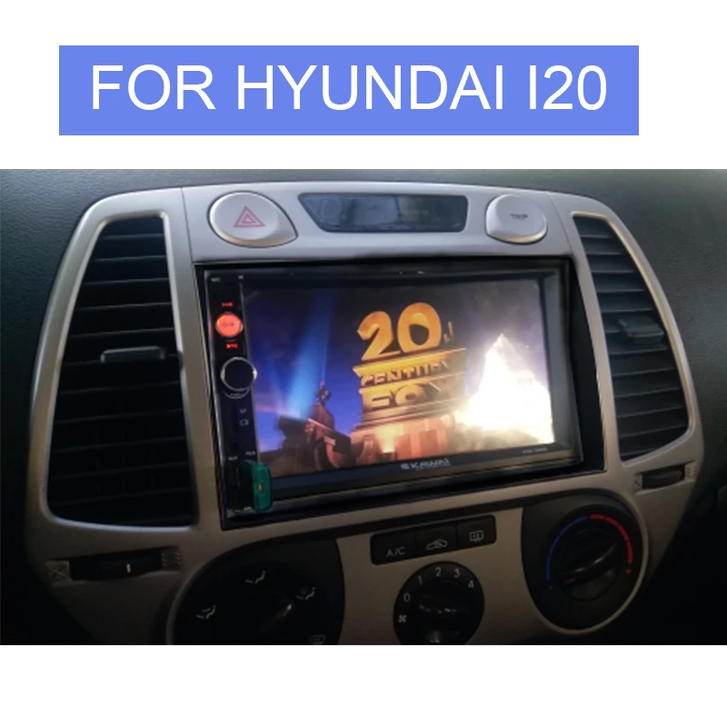 ITYAGUY 2DIN автомобильный Радио фасции Для hyundai I-20 I20 I 20 2008+ стерео пластина рамка панель приборной панели комплект адаптер отделка рамка Переходная панель