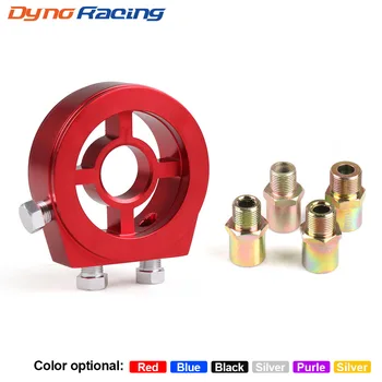 

Universal Oil Filter Cooler Sandwich Plate Adapter Oil Press Temp Sensor Adapter With Connectors M18*1.5 M20*1.5 M22*1.5 3/4-16