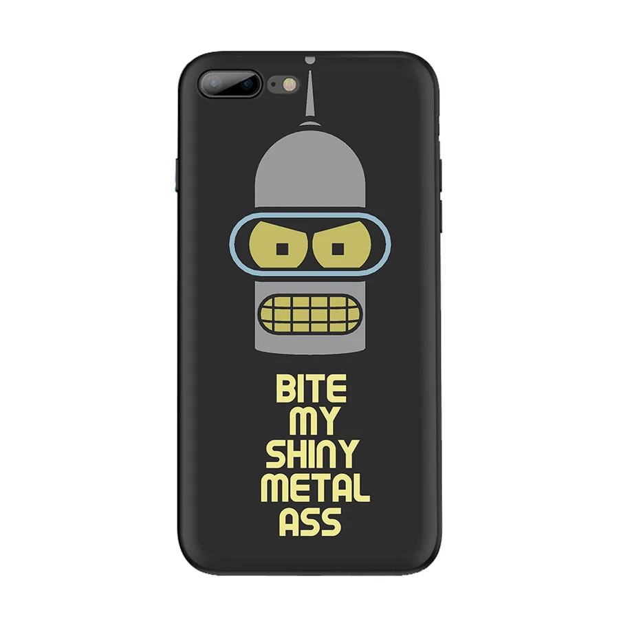 Чехол для мобильного телефона iPhone 11 Pro X XS Max XR iPhone 6 6s 7 8 Plus 5 5S SE чехол Futurama Bender прекрасный корпус