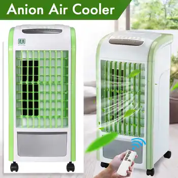 

7L 220V 60W Tank Home Water Mobile Portable Air Conditioner Conditioning Fan Humidifier Cooler Cooling Timer +5 Ice crystal