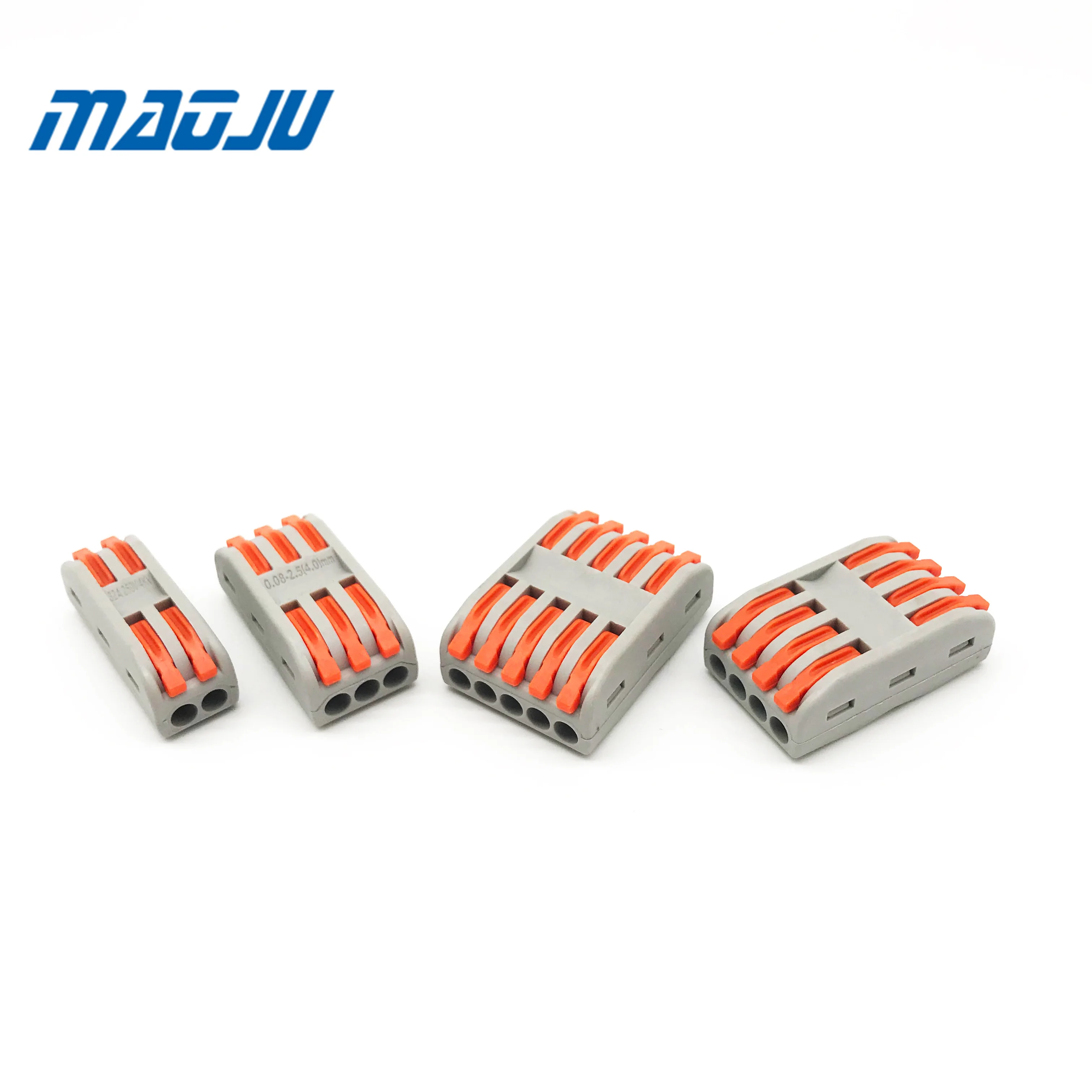 

10PCS Fast Push-in Terminal Block Connector Universal Compact Wiring Conductor Solar Cable Connector Easy Quick SPL2-3