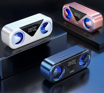 

Portable Bluetooth speaker wireless home phone mini sound subwoofer high volume double wireless speaker bluetooth radio usb gift