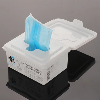 

Disposable Face Masks Storage Box Dustproof Household Sealed Box Organizer Mask Storage Case with Dust Cover