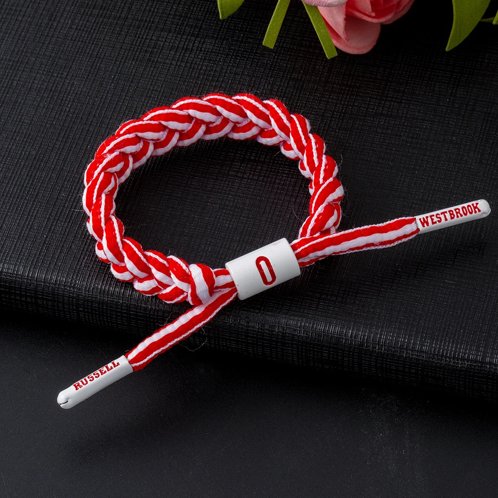 Charm Bracelet For Friendship Basketball Team James Kobe Rope Bracelet Adjustable Bangles Women Man Lucky Wish Jewelry