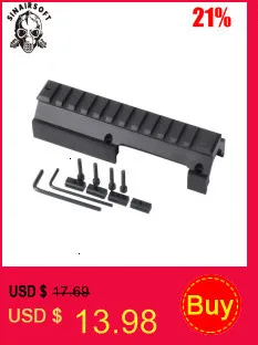 Tactical Ruger 10/22 Low Profile Picatinny Rail Mount With 11 Slot For Hunting Paintball Shooting Sight Installation Accessories