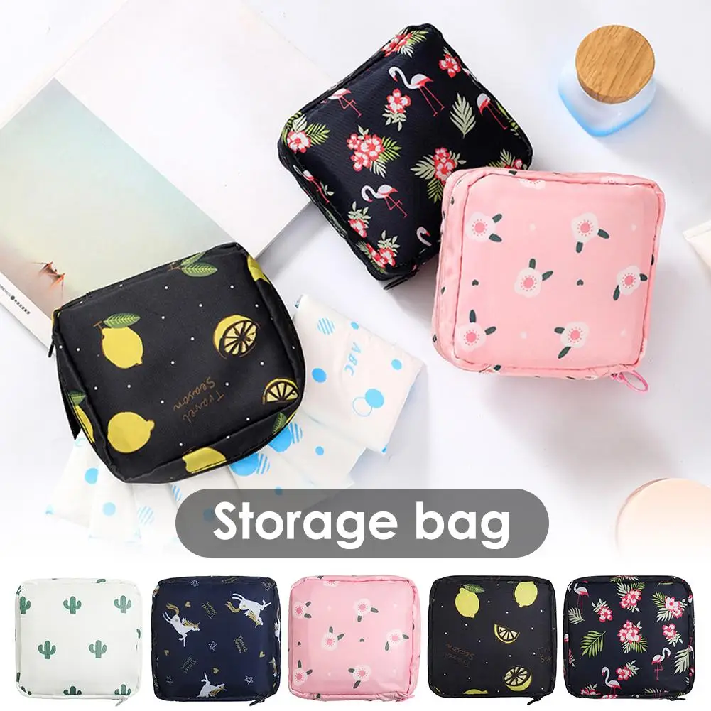 Travel Sanitary Bag Napkin Towel Storage Bag Sanitary Pad Credit Card