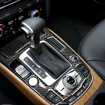 

Decor Gear Shift trim Sticker For A4 A5 Q5 09-16 Interior Carbon Fiber