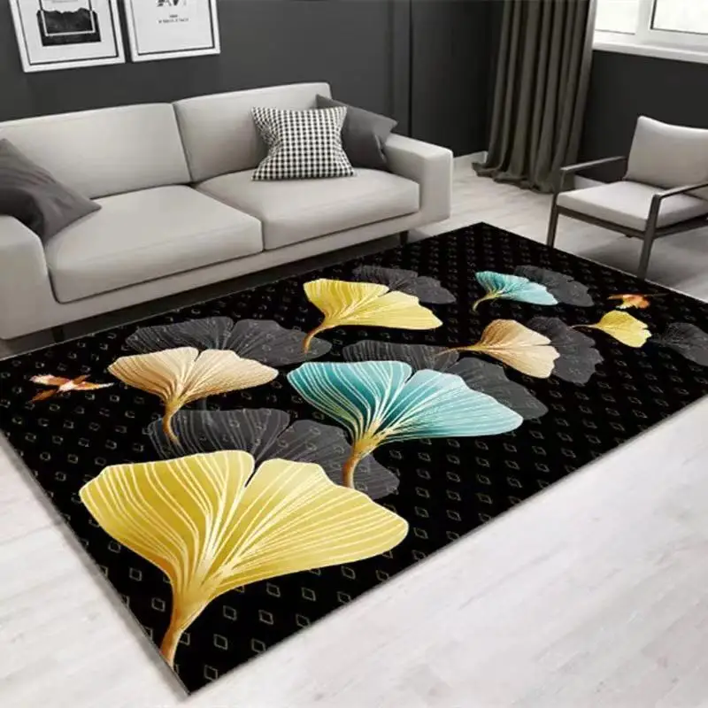 

3D Carpets Home Living Room Area Rug Flannel Anti-slip Decor Digital Printing Bedroom Rug Baby Crawling Mat Carpet