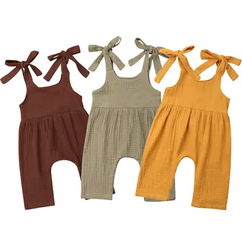 

Vintage Newborn Infant Baby Girl Boy Clothing Ruffles Baby Girl Rompers Jumpsuit Overalls Summer Sleeveless Baby Girl Costumes