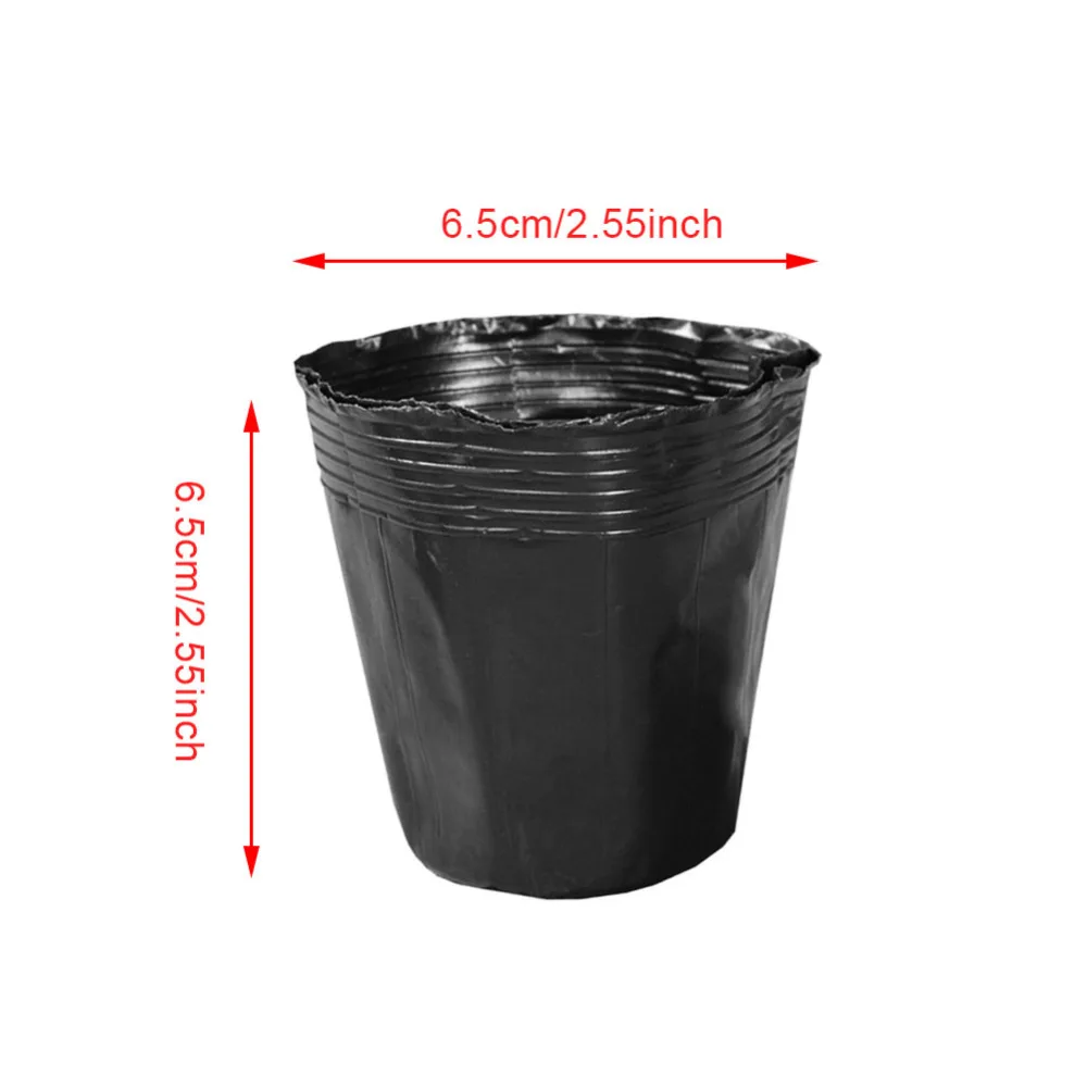 100Pcs Different Sizes Flower Plant Pot Plastic Nursery Flowerpot Seedlings Planter Containers Set Bottom Hollow Nursery Pot Gar garden pots near me