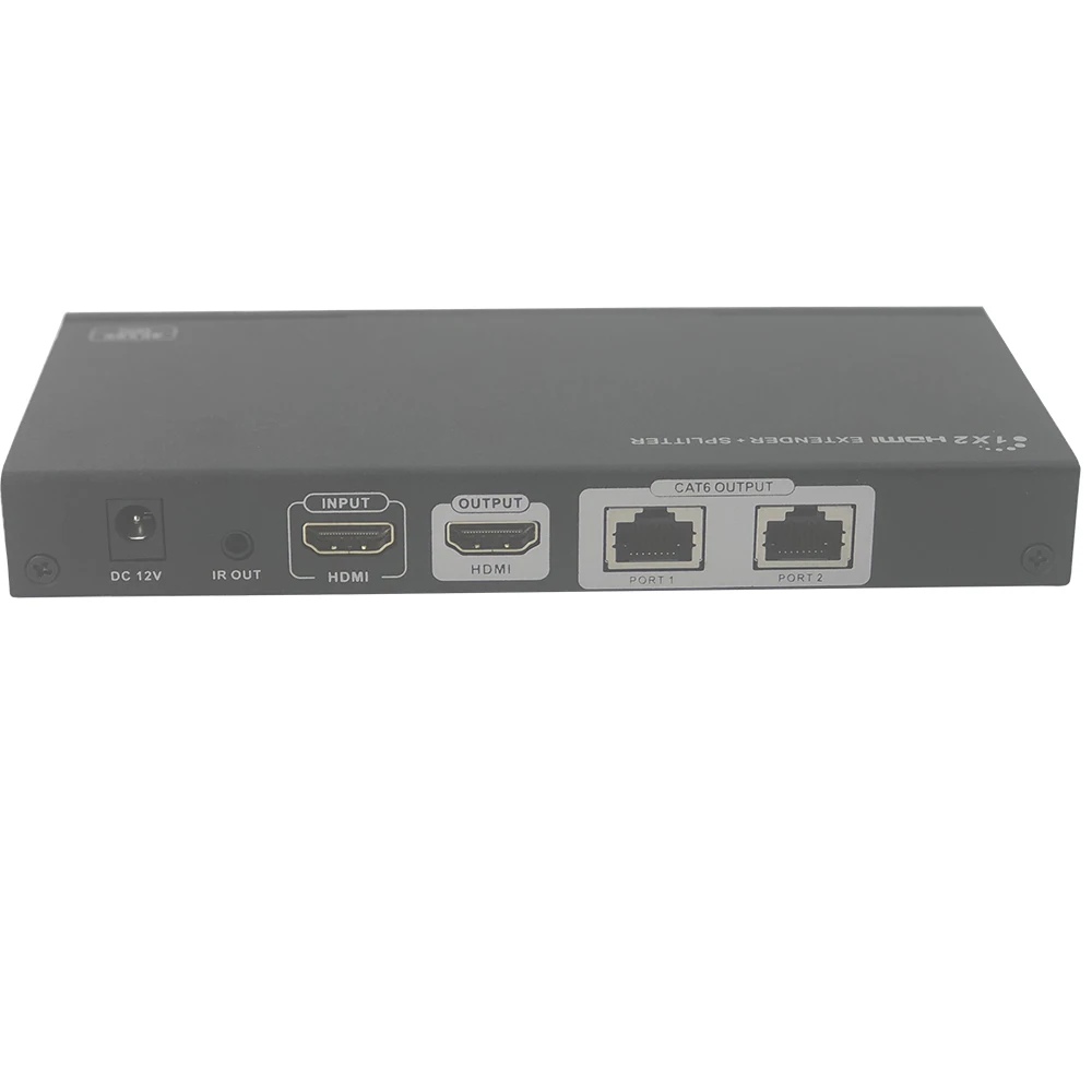 HDMI 2,0 удлинитель сплиттер 1X2 над cat5e/6 кабель до 40 м, 4K X 2 K/60 hz HDCP 2,2 POE HDMI IR усилитель 2 HDMI ресиверами в комплекте