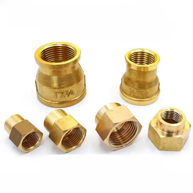 Messing Pijp 1/8 "1/4" 3/8 "1/2" 3/4 "1" Bsp X Mannelijke draad Quick Adapter Coupler Connector Voor Water Olie Gas