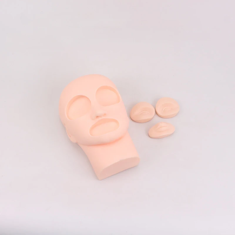 3D Practice Skin Permanent Makeup Tattoo Eye Lip Mannequin Eyebrows and Mouth Mold Replacement Parts | Красота и здоровье