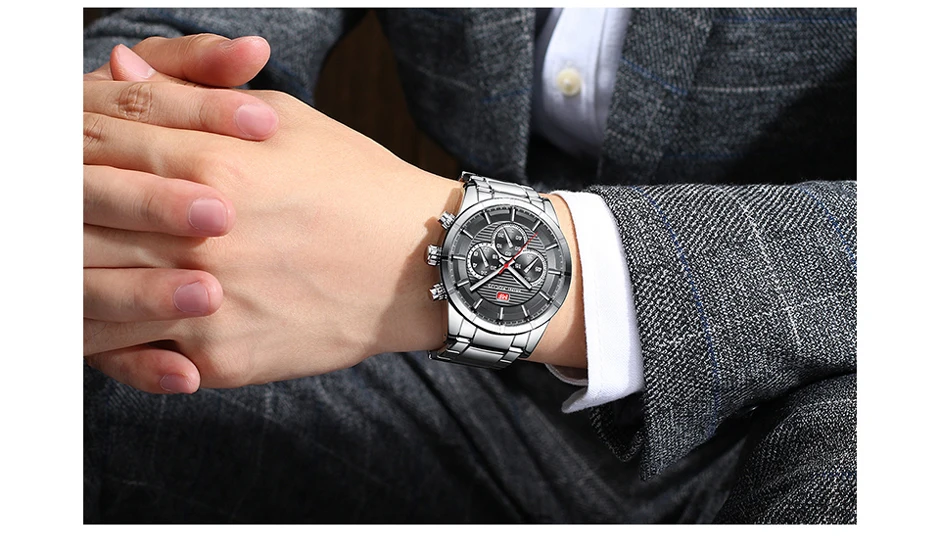 Relogio Masculino мужские Топ люксовый бренд военные спортивные часы мужские кварцевые мужские часы полностью стальные повседневные деловые часы из розового золота