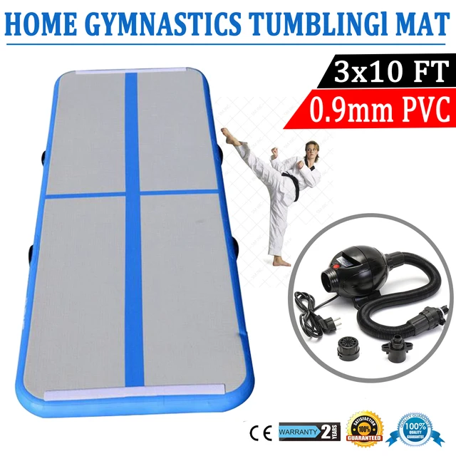 US $215.00 Free Shipping 3M 4M 5M Inflatable Gymnastics Airtrack Floor Tumbling Air Track For Kids Adult One F
